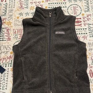 Columbia Charcoal Fleece Vest